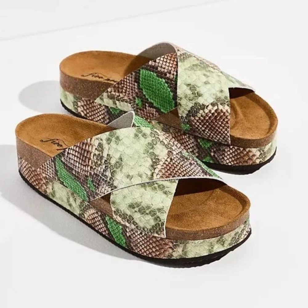 Free People Sidelines Flatform Sandals - Picture 2 of 13